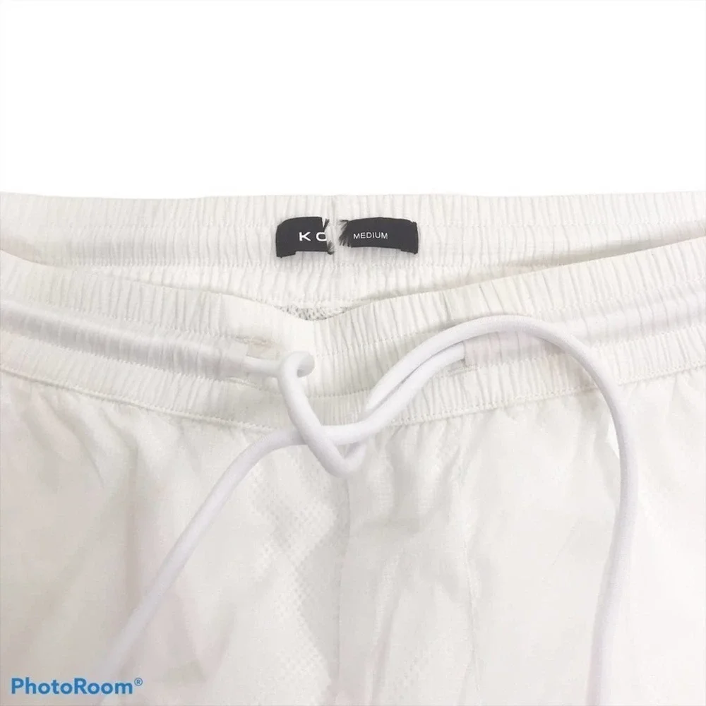 Koral white windbreaker track pants size M
